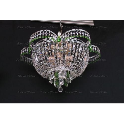 Люстра Ромашка цветная в Ижевске Гусь Хрустальный