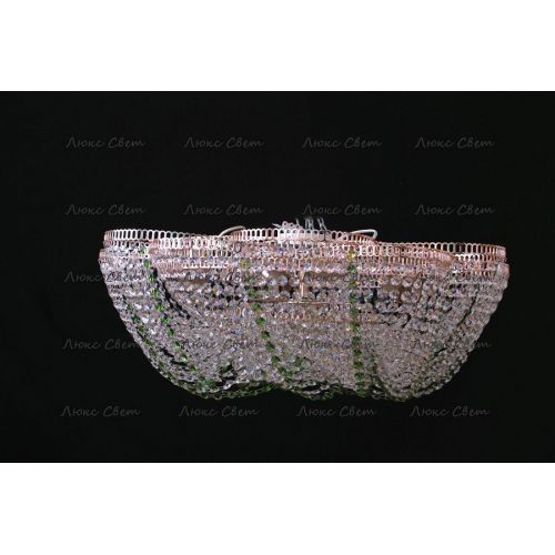 Люстра Лотос  Елена цветная № 1 в Ижевске Гусь Хрустальный