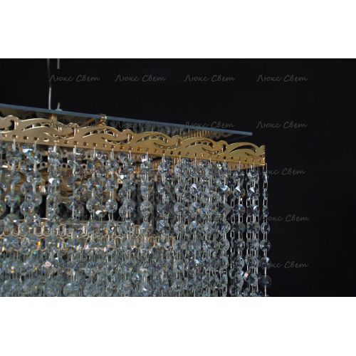 Люстра Квадрат гамма дубик длинная в Ижевске Гусь Хрустальный