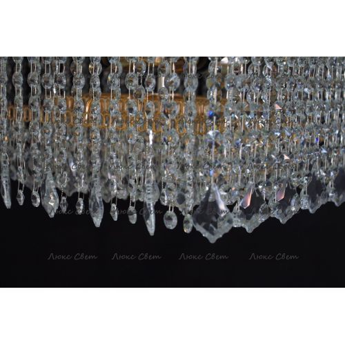 Люстра Квадрат гамма дубик длинная в Ижевске Гусь Хрустальный