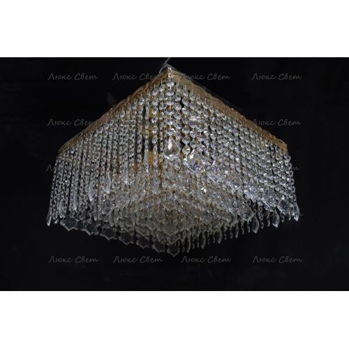 Люстра Квадрат гамма дубик длинная в Ижевске Гусь Хрустальный