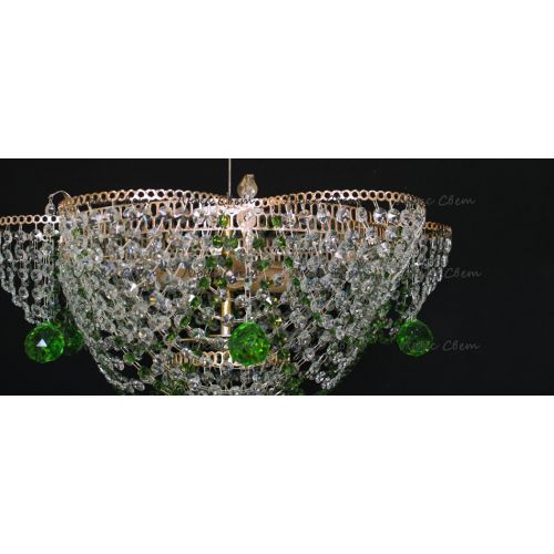 Люстра Ромашка Аленка цветная в Ижевске Гусь Хрустальный