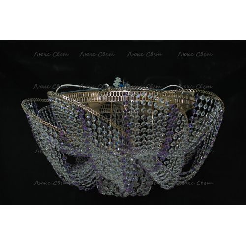 Люстра Космос № 2 фиолетовая в Ижевске Гусь Хрустальный