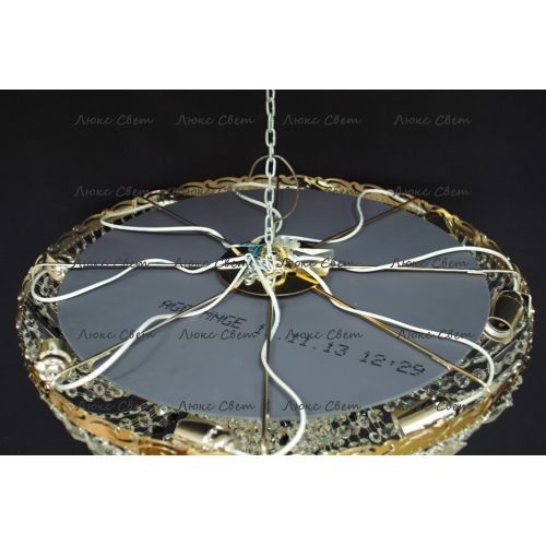 Люстра Анжелика 1 шар 40 мм черная в Ижевске Гусь Хрустальный