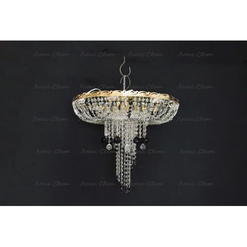 Люстра Анжелика 1 шар 40 мм черная в Ижевске Гусь Хрустальный