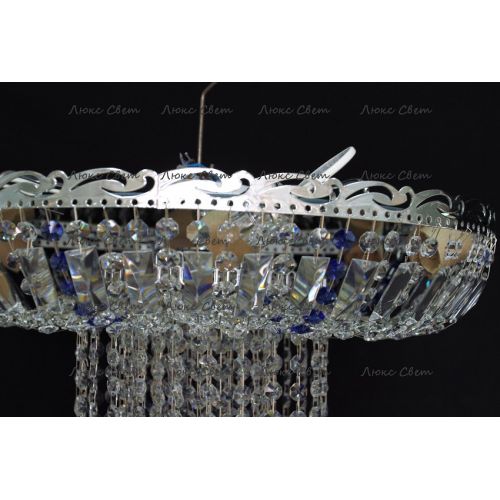 Люстра Анжелика 1 шар 40 синяя в Ижевске Гусь Хрустальный