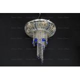 Люстра Анжелика 1 шар 40 синяя в Ижевске