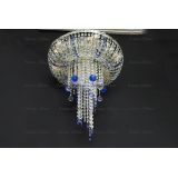 Люстра Анжелика 1 шар 40 синяя в Ижевске