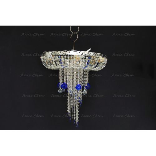 Люстра Анжелика 1 шар 40 синяя в Ижевске Гусь Хрустальный