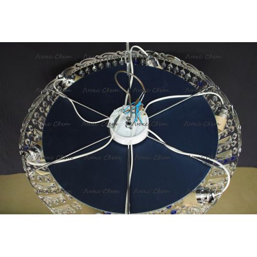 Люстра Анжелика 1 шар 40 синяя в Ижевске Гусь Хрустальный