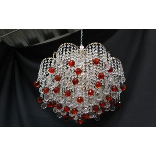 Люстра Ромашка Крона цветная в Ижевске Гусь Хрустальный