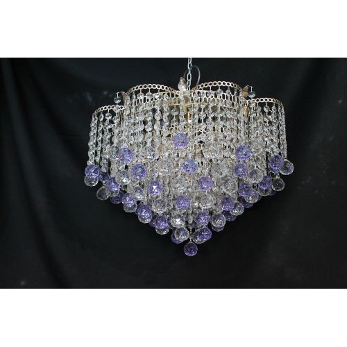 Люстра Ромашка Крона цветная в Ижевске Гусь Хрустальный