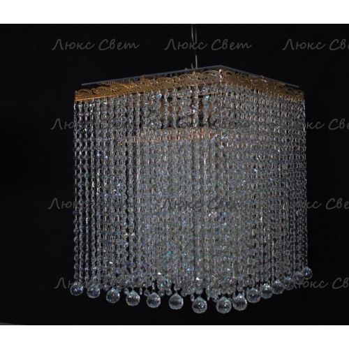 Люстра Квадрат гамма 53 см шар 30 мм  в Ижевске Гусь Хрустальный