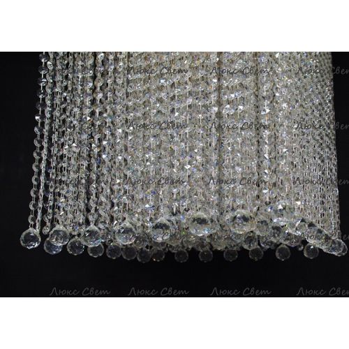 Люстра Квадрат гамма 53 см шар 30 мм  в Ижевске Гусь Хрустальный