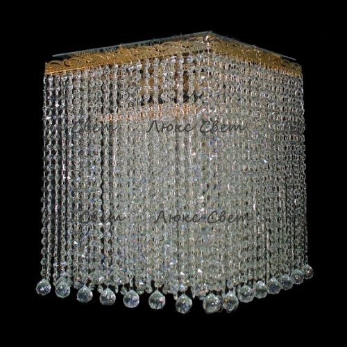 Люстра Квадрат гамма 53 см шар 30 мм  в Ижевске Гусь Хрустальный