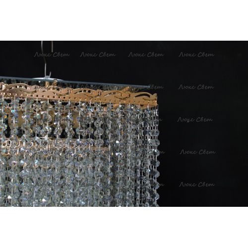 Люстра Квадрат гамма 53 см шар 30 мм  в Ижевске Гусь Хрустальный