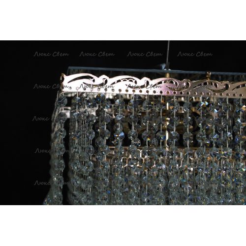 Люстра Квадрат гамма конус 40 мм длинная в Ижевске Гусь Хрустальный