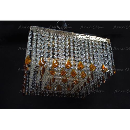 Люстра Квадрат Гамма дубик чайный  в Ижевске Гусь Хрустальный