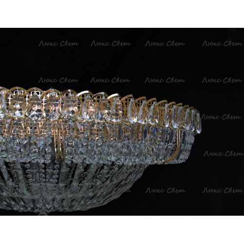 Люстра Кольцо купол 2 - 1000 мм пластина  в Ижевске Гусь Хрустальный