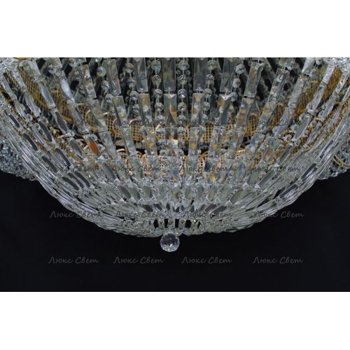 Люстра Кольцо купол 2 - 1000 мм пластина  в Ижевске Гусь Хрустальный