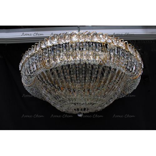 Люстра Кольцо купол 2 - 1000 мм пластина  в Ижевске Гусь Хрустальный