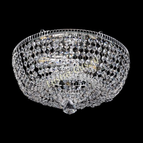 Люстра Анжела Купол конус в Ижевске Гусь Хрустальный