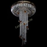 Люстра Анжелика №2 длинная шар 30 мм чайная  в Ижевске