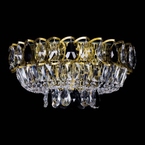 Люстра Астра Бутон №1 черная под бронзу в Ижевске Гусь Хрустальный