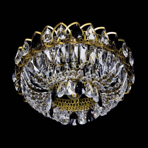 Люстра Астра Бутон №1 черная под бронзу в Ижевске Гусь Хрустальный