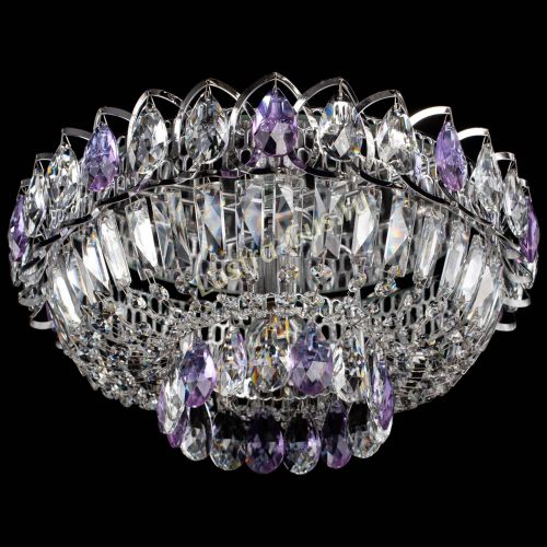 Люстра Астра Бутон №1 фиолетовая в Ижевске Гусь Хрустальный