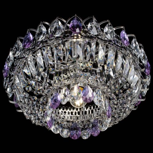 Люстра Астра Бутон №1 фиолетовая в Ижевске Гусь Хрустальный