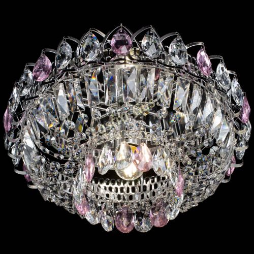 Люстра Астра Бутон №1 розовая в Ижевске Гусь Хрустальный