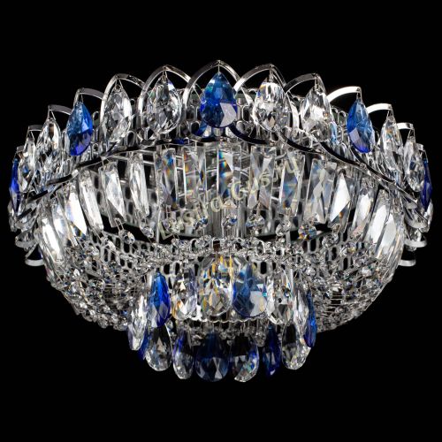 Люстра Астра Бутон №1 синяя в Ижевске Гусь Хрустальный