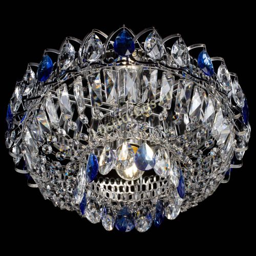 Люстра Астра Бутон №1 синяя в Ижевске Гусь Хрустальный