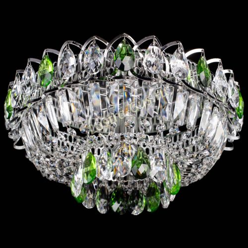 Люстра Астра Бутон №1 зеленая в Ижевске Гусь Хрустальный