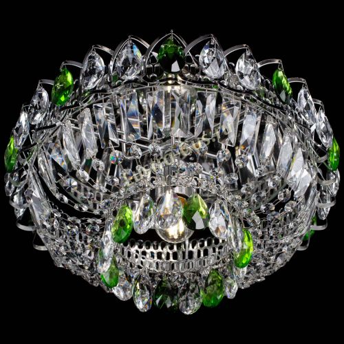 Люстра Астра Бутон №1 зеленая в Ижевске Гусь Хрустальный