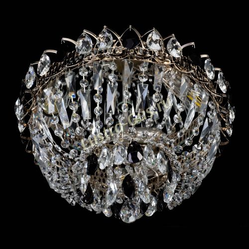 Люстра Астра Бутон №2 черная в Ижевске Гусь Хрустальный