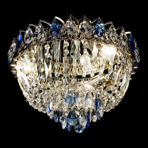 Люстра Астра Бутон №2 синяя в Ижевске Гусь Хрустальный