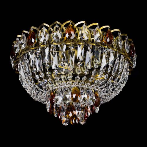 Люстра Астра Бутон №3 чайная под бронзу в Ижевске Гусь Хрустальный