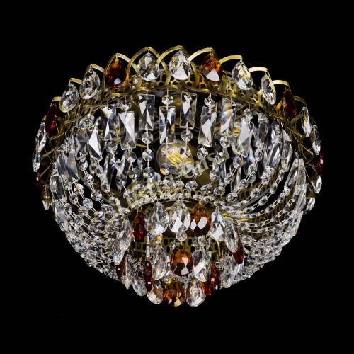 Люстра Астра Бутон №3 чайная под бронзу в Ижевске Гусь Хрустальный