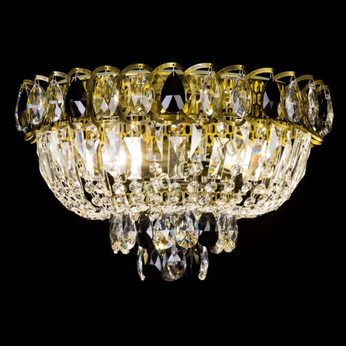 Люстра Астра Бутон №3 черная под бронзу в Ижевске Гусь Хрустальный