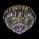 Люстра Астра Бутон №3 фиолетовая под бронзу в Ижевске