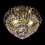 Люстра Астра Бутон №3 фиолетовая под бронзу в Ижевске