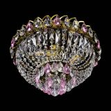 Люстра Астра Бутон №3 розовая под бронзу в Ижевске