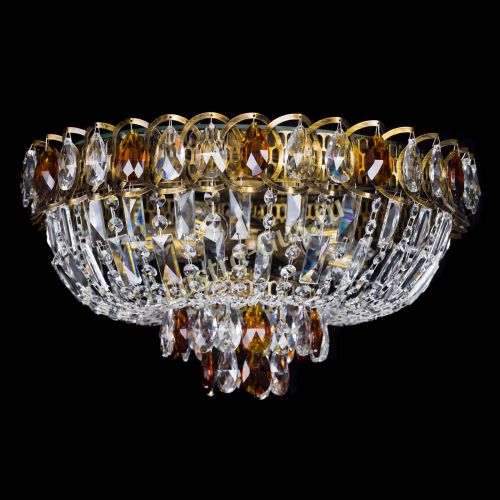 Люстра Астра Бутон №5 чайная под бронзу в Ижевске Гусь Хрустальный