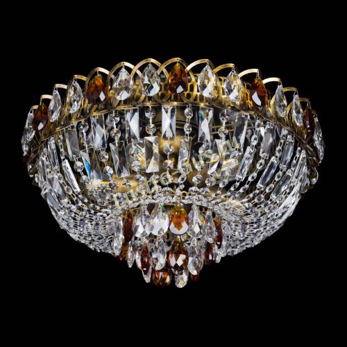 Люстра Астра Бутон №5 чайная под бронзу в Ижевске Гусь Хрустальный