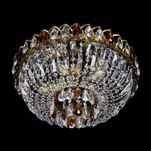 Люстра Астра Бутон №5 чайная под бронзу в Ижевске Гусь Хрустальный