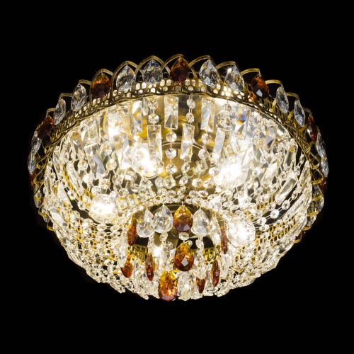 Люстра Астра Бутон №5 чайная под бронзу в Ижевске Гусь Хрустальный