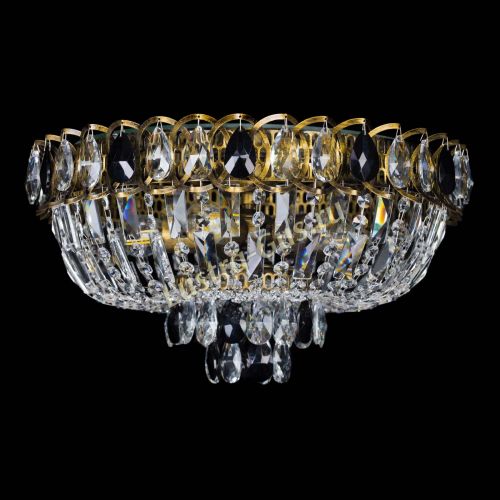 Люстра Астра Бутон №5 черная под бронзу в Ижевске Гусь Хрустальный