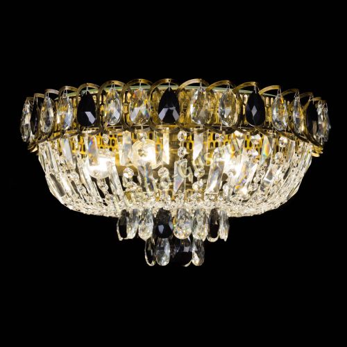 Люстра Астра Бутон №5 черная под бронзу в Ижевске Гусь Хрустальный